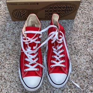 Mens red converse